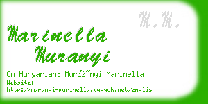 marinella muranyi business card